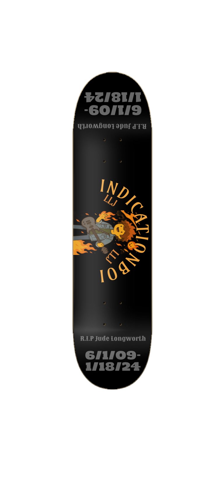 Jude's Board(black & orange)